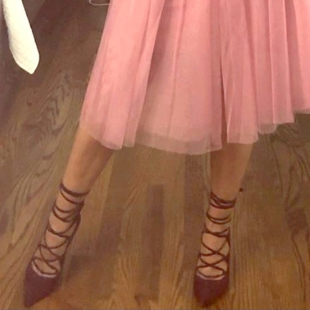 Cute Lace Up Heels - Picture 4 of 9
